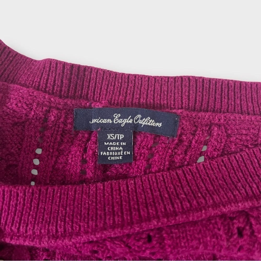 American Eagle Outfitters Cable Knit Sweater Sz XS - Picture 10 of 11